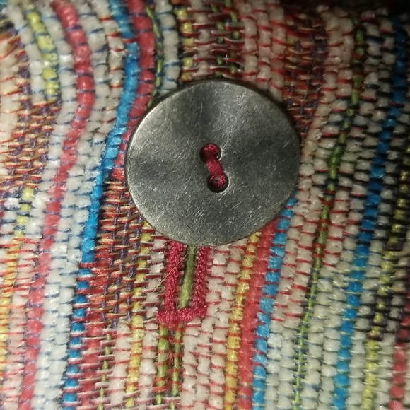 Southwest Kneedle Point Women's sleeveless,Multi Color Vest size 2X - Picture 3 of 15